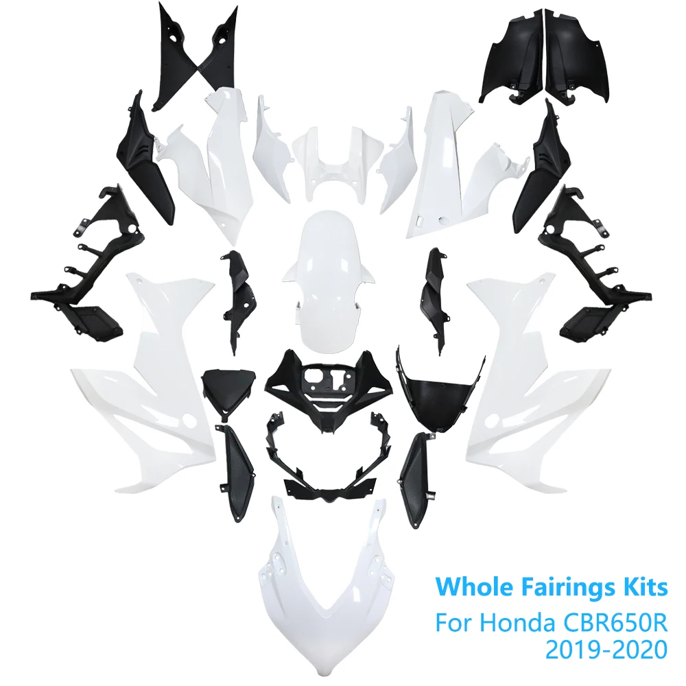 

For Honda CBR650R CBR 650R CBR650 R 2019-2020 Motorcycle Whole Fairing Unpainted ABS Plastic Bodywork Kit Accessories