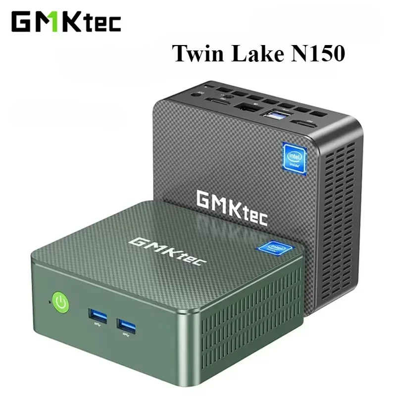 2025 GMKtec G3 Plus Twin Lake N150 كمبيوتر صغير Windows 11 Pro DDR4 16GB 512GB NVMe SSD WIFI6 BT5.2 كمبيوتر مكتبي لألعاب الكمبيوتر المكتبي
