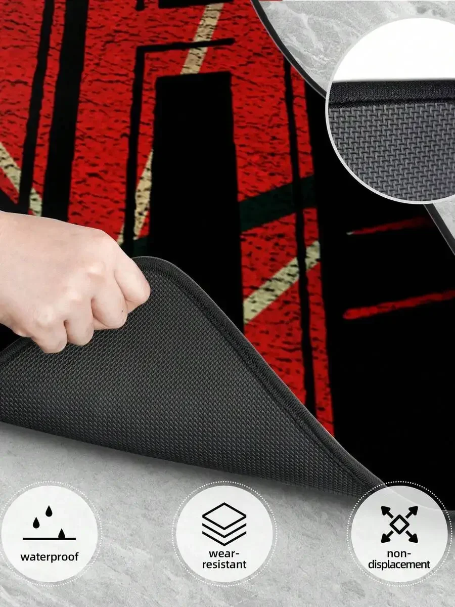 4-Piece Custom Printed All Weather Floor Mats Universal Fit For SUV Truck Van Easy Clean