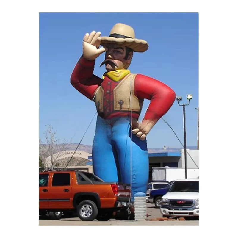 

2025 Hot Sale Giant Inflatable Cowboy for Advertising