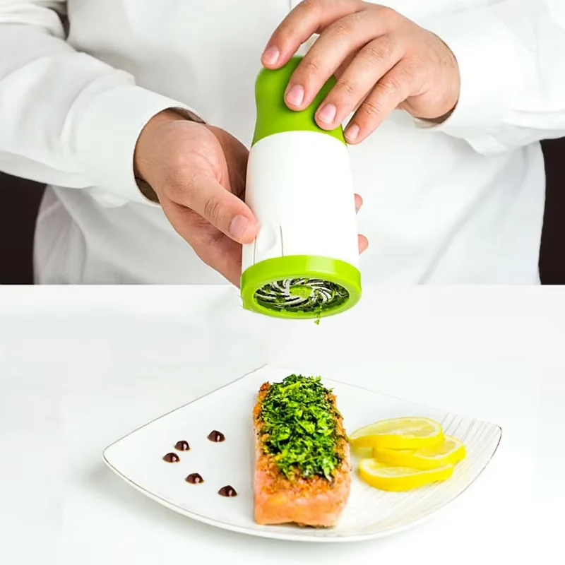 Multifunction Manual Spice Mill Parsley Shredder Herb Grinder Vegetable Cutter Coriander Mincer Cilantro Chopper Kitchen Tool view 2