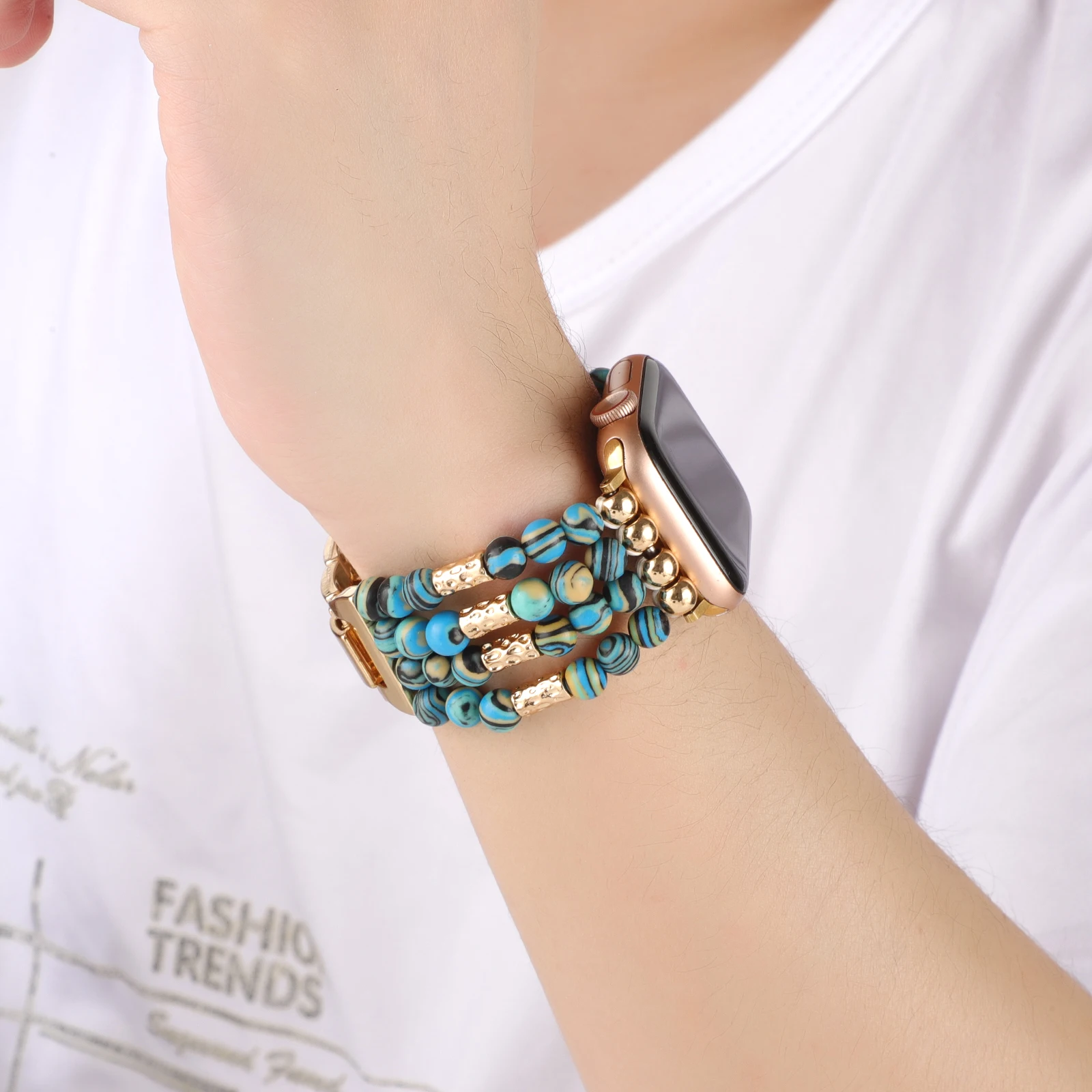 Pulseira de metal para Apple watch band pulseira de aço inoxidável corrente para iwatch 87654321 SE Ultra 38 40 41 42 44 45 49mm Pulso frisado