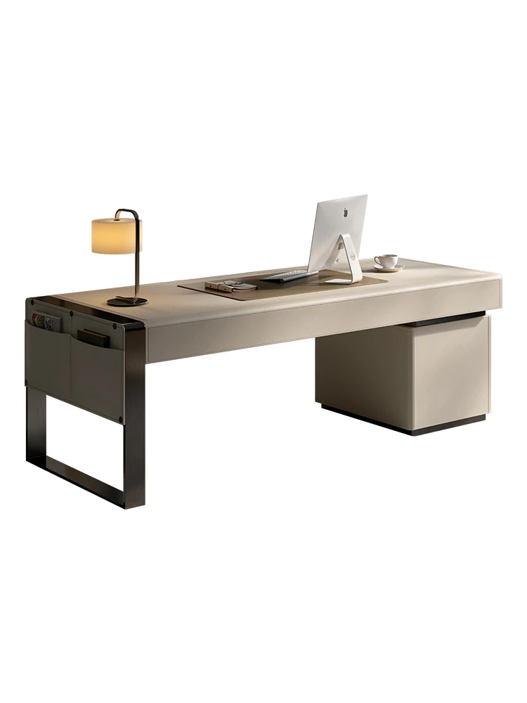 Modern minimalist study home desk Italian minimalist bedroom desktop computer desk