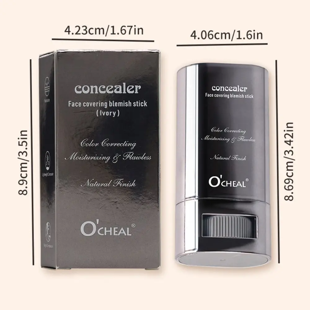 Nuevo Maquillaje duradero contorno en barra control de aceite corrector facial resistente al agua crema Base correctora mate