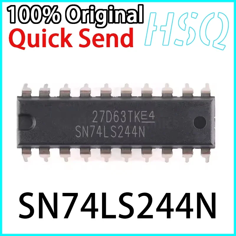 1PCS Original SN74LS244N 74LS244N PDIP-20 Eight Way Buffer and Line Driver Chip