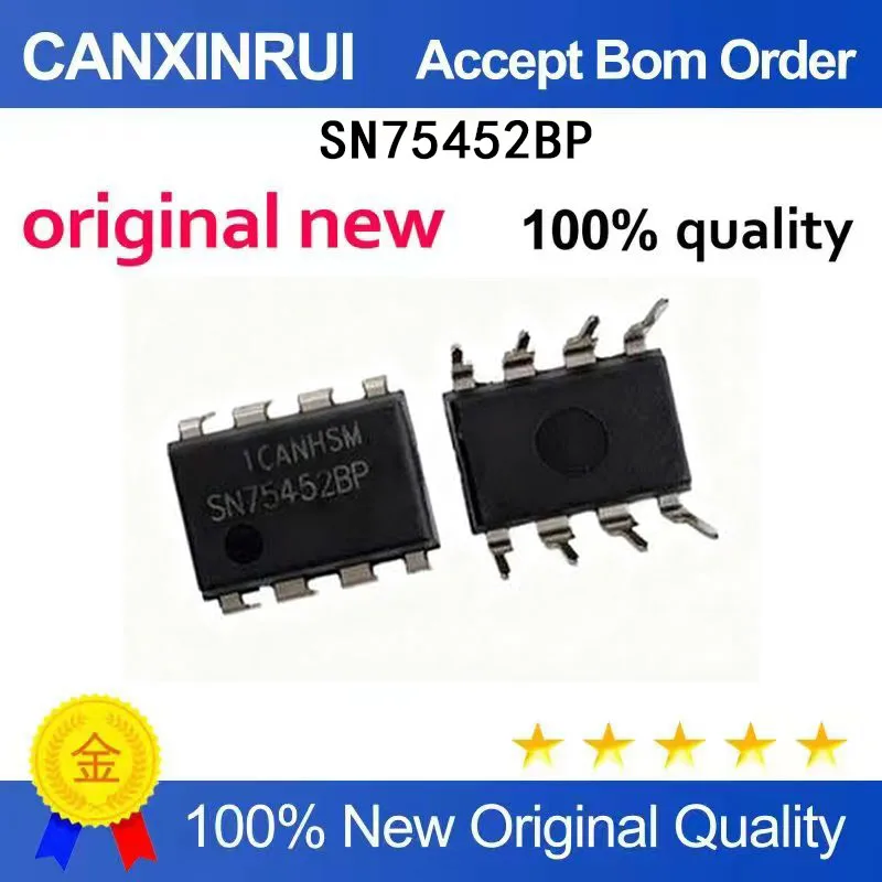 (5-100 Pieces)Brand new original SN75452BP SN75452 inline DIP-8 dual line driver chip in stock