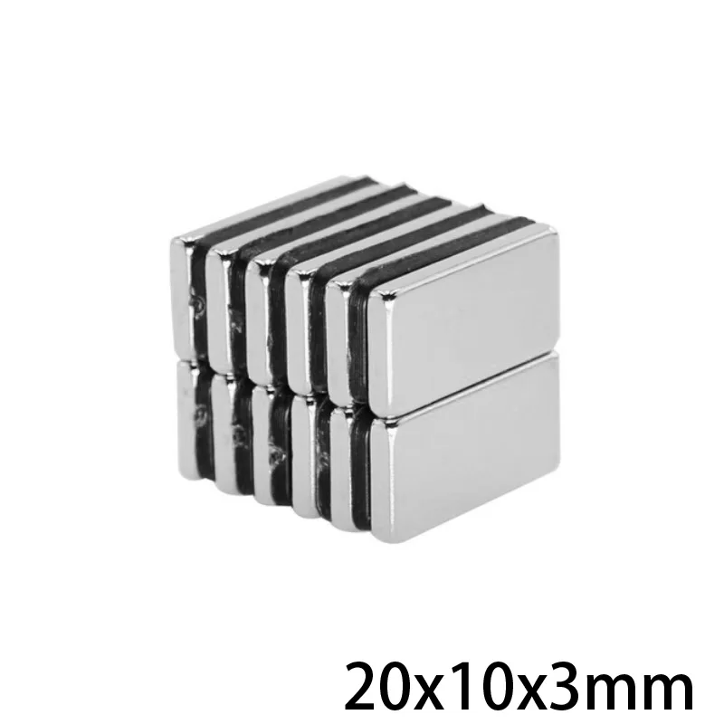 20x10x3 mm Strong Block Magnet 20x10x3mm Powerful Magnet 20*10*3 mm For Home Refrigerators, Offices DIY