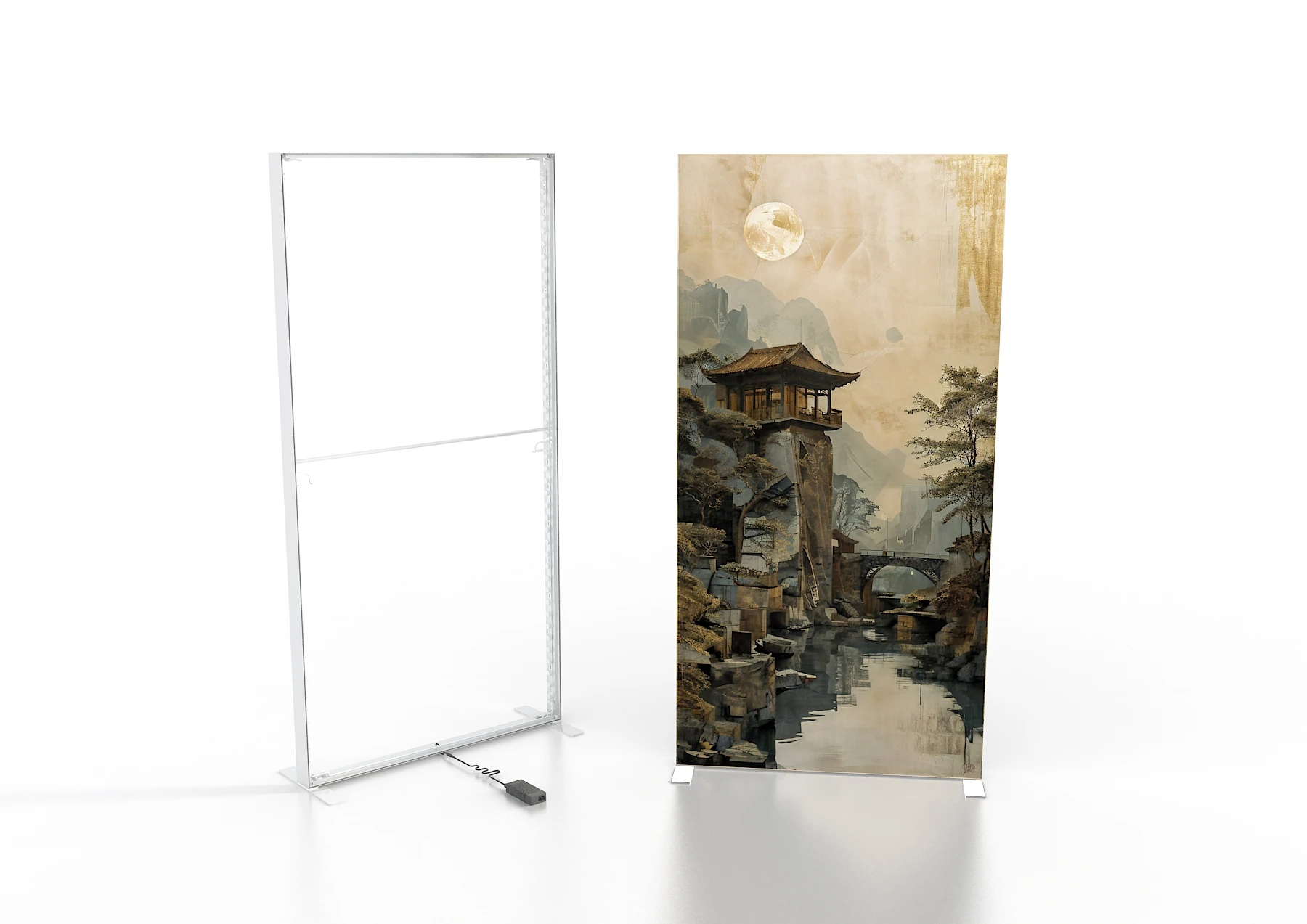 Seg Lightbox Booth Tradeshow Exhibition Booth Display Tension Fabric Backdrop SegPop up Led Backlit Modular Display Trade
