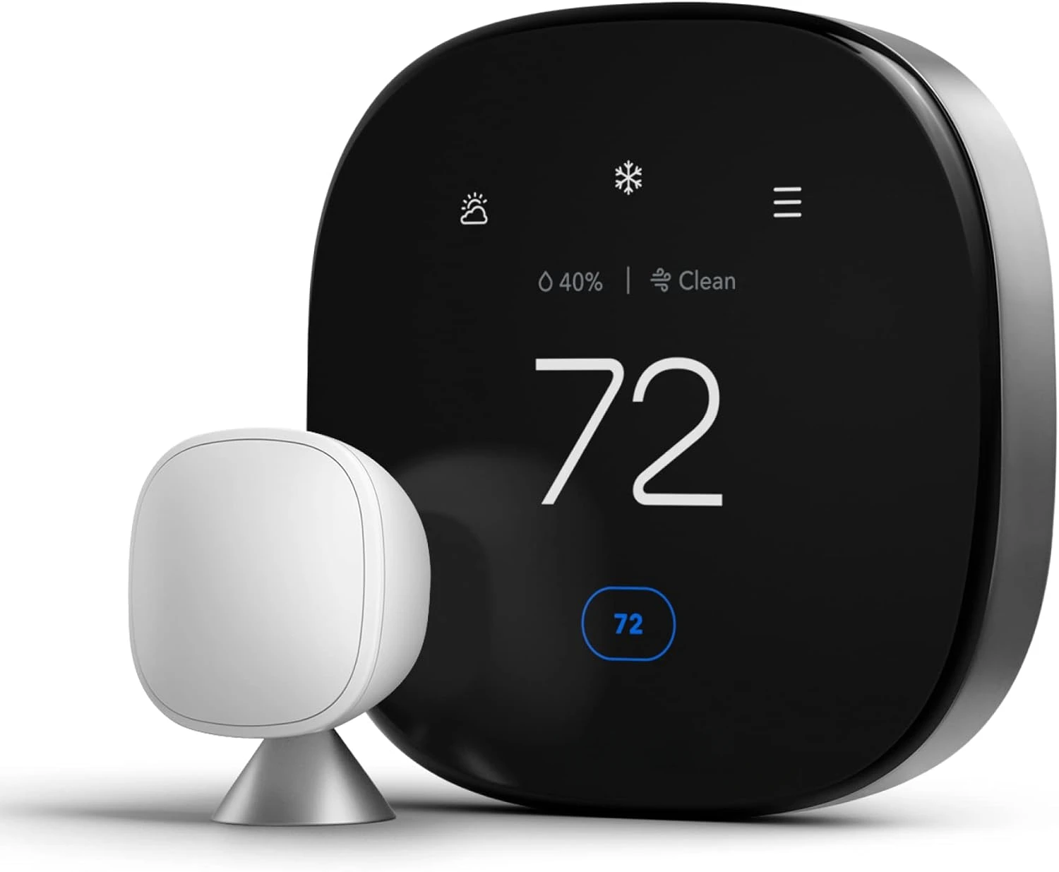 Nuevo termostato inteligente Premium con Sensor inteligente y Monitor de calidad del aire, termostato Wifi programable, funciona con Siri, Alexa