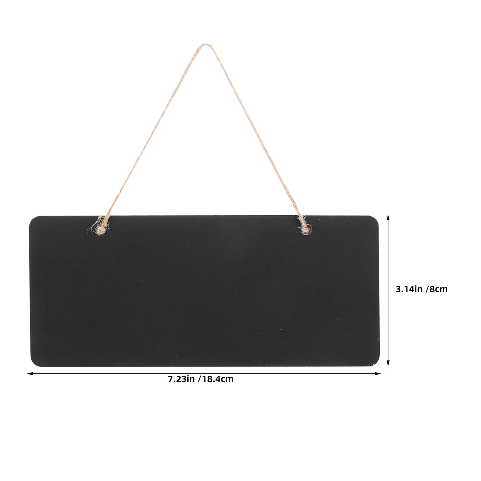 8Pcs Wooden Hanging Chalkboard Hanging Menu Board For Coffee Shop Menu Family Erasable Message Boards 2X3 2IN Restaurant