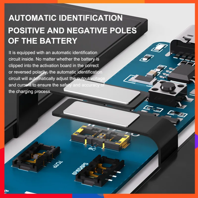 

Профессиональная плата активации аккумулятора с автоматическим отключением активации в один клик, защита от перегрузки и прецизионное распознавание столбов