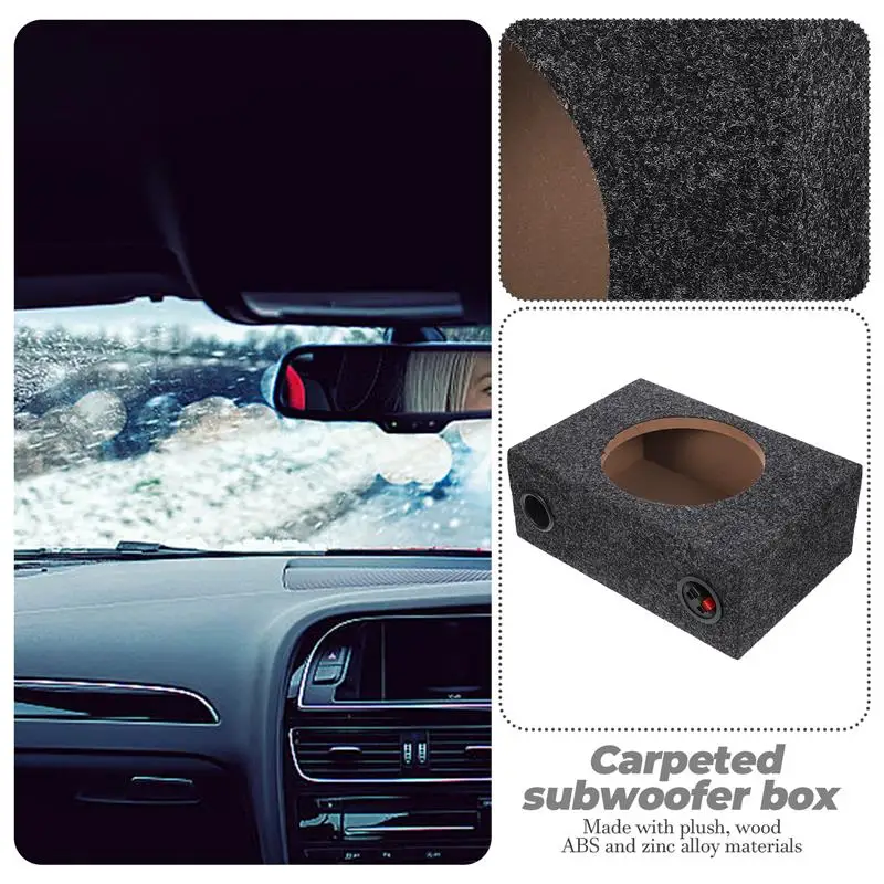 Sub Box Single Cab Sub Box 8 Inch Car Subwoofer Enclosure Car Speaker Supply Sub Box Replacement DIY Accessory