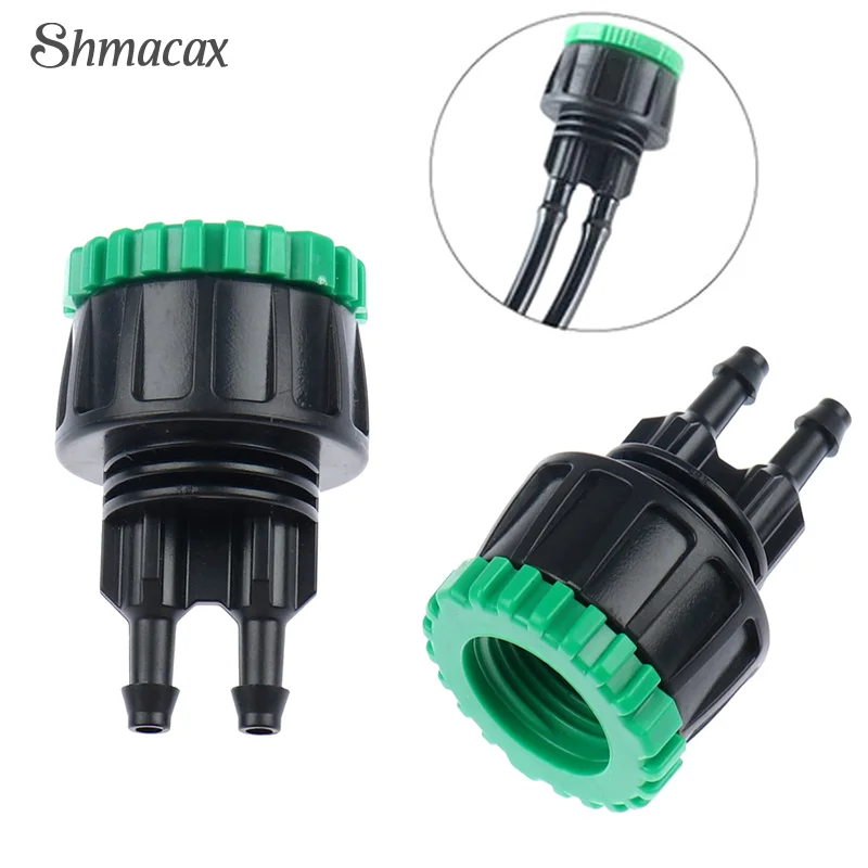 

Garden hose 1/4" to 1/2" 3/4" Female Y connector irrigation 4/7 hose adapter