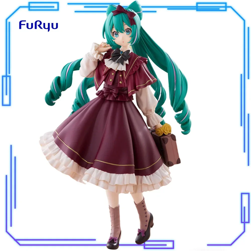在庫あり-furyu-オリジナル本物の-trio-try-it-フィギュア-vocaloid-初音ミク-クラシック-レトロ-19-センチ-コレクション-モデル玩具フィギュア-ギフト