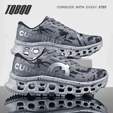 Men Women Platform Running Shoes Supercritical EVA Non Slip Sneakers Hollow Cushion Chunky Trainers Outdoor Walking Sport Shoes