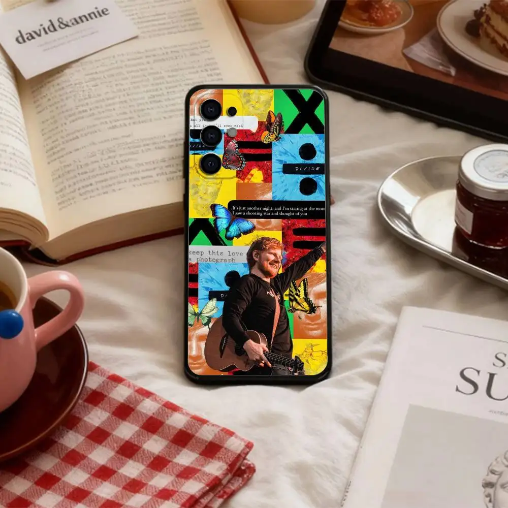 Stylish Singer E-Ed S-Sheeran   Phone Case For Samsung S 25,24,23,22,30,21,10,9,Ultra,Plus,Lite,FE,4,5 G Soft Black Case view 4
