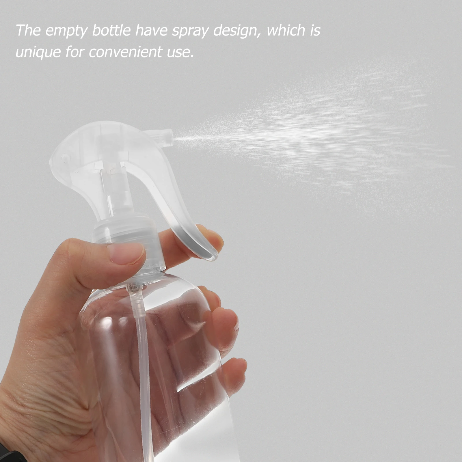 

4pcs Spray Bottles Empty Travel Refillable Cosmetics Bottles 300Ml Lightweight Pressure Pump Sprayer For Water Perfume Makeup