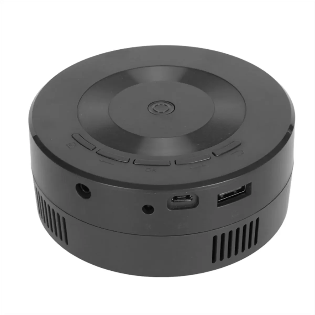 A69ZBG! Mini LED Projector 1080p Built in Speaker Portable Small Home Projector with Wired Same Screen Function for IOS ,Android
