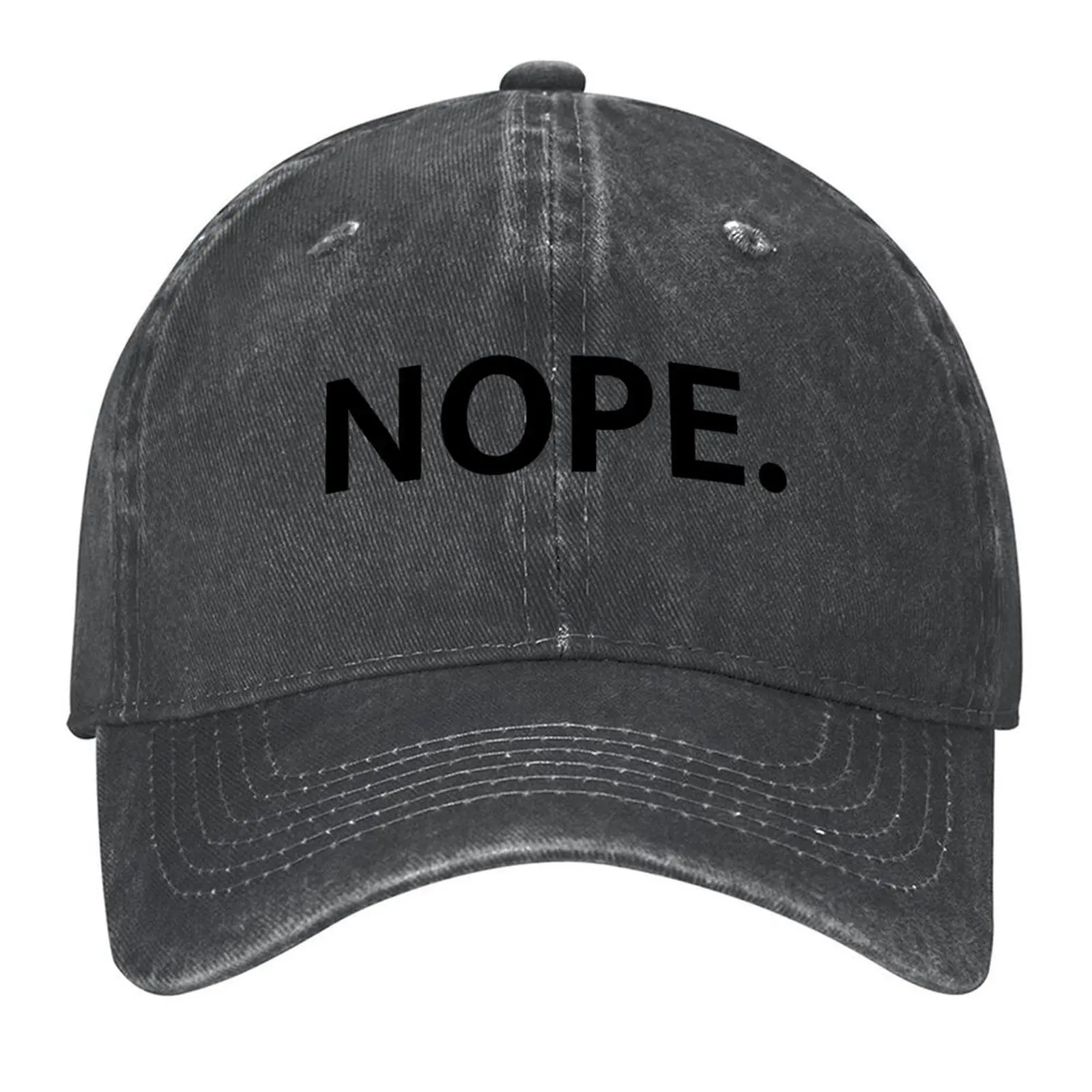 

NOPE. Baseball Cap Anime Hat Bobble Hat Big Size Hat Golf Man Women's