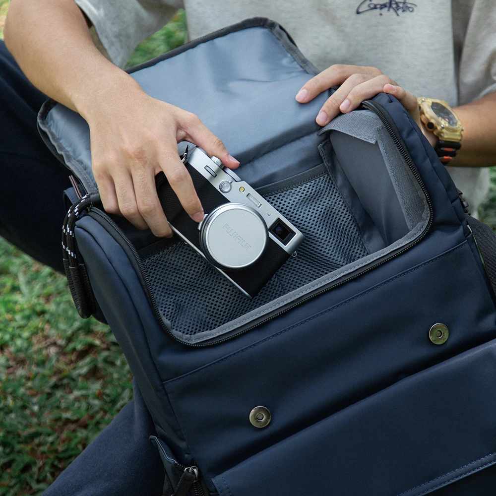 Изготовленный на заказ профессиональный рюкзак для зеркальной камеры с водонепроницаемой тележкой из нейлонового материала для фотооборудования и сумок для объективов