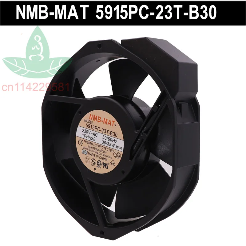 New For NMB 17cm17038 5915PC-23T-B30 230V 35W 172*150*38mm Aluminum Frame AC Cooling Fan