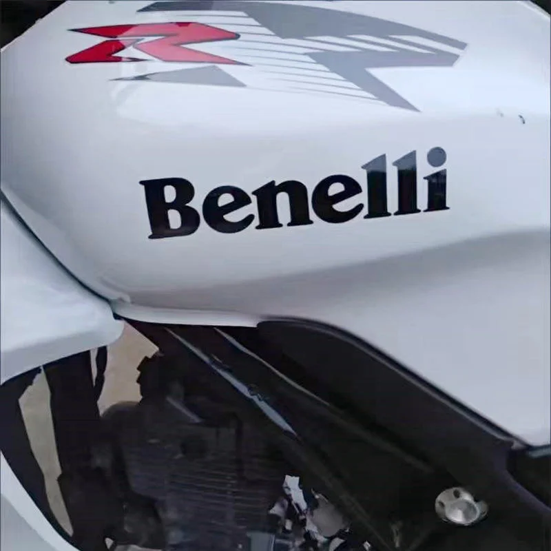 2Pcs Benelli Logo Motorcycle Refit  Sticker Motorcycle Decorative Carbon Fiber Vinyl Wrap Film Waterproof Decals For Benelli