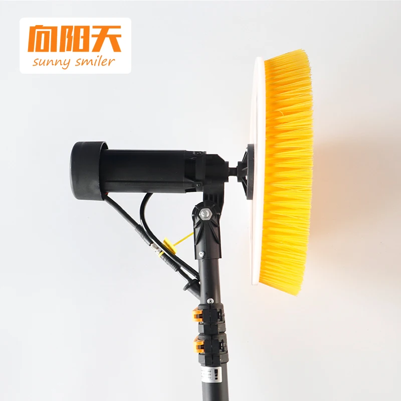 Portable High Efficiency Solar Panel Cleaning Brush Solar Panel Automatic Cleaning Brush Machine