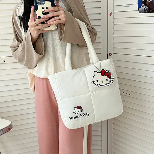 Imagen 2 del producto Bolsos de Maquillaje Originales de Hello Kitty, Bolsos y Carteras de Sanrio, Bolsa de Compras de Melody, Estuche de Cosméticos de Kuromi, Bolsa Kawaii para Mamá