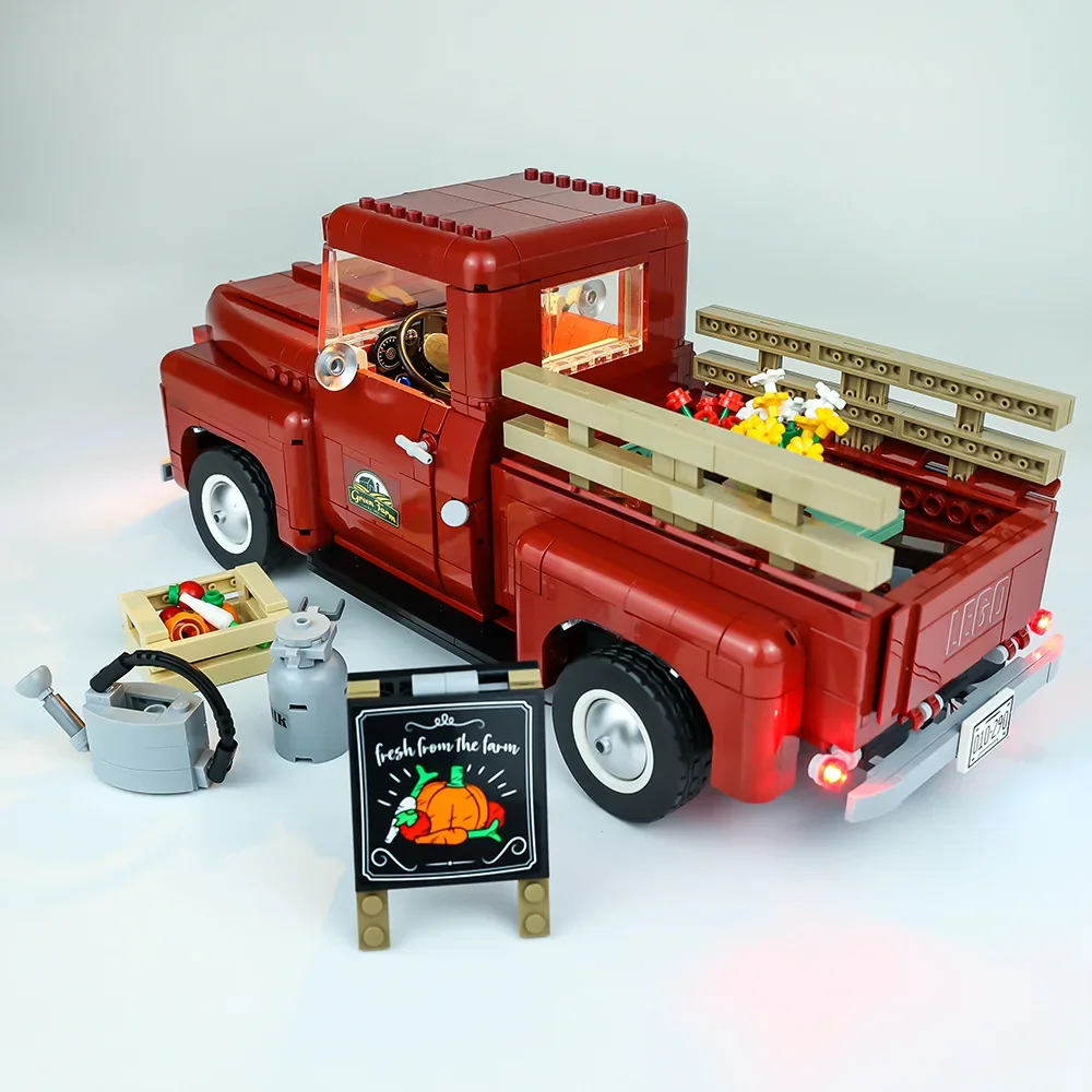 Geen Bouwstenen Lampverlichting Voor Pick-Up Truck 10290 Diy Speelgoed Cadeau Alleen Verlichtingsset