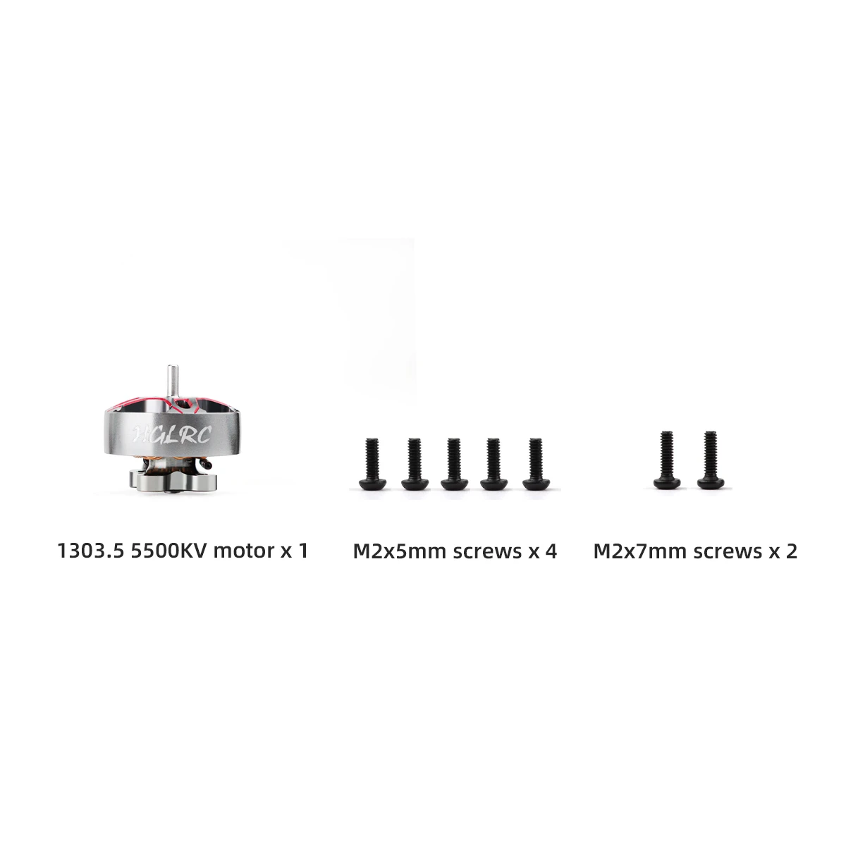 

4pcs HGLRC SPECTER 1303.5 KV5500 brushless motor 2-4S suitable for 2-3 inch Whoop/toothpick machine FPV spare parts