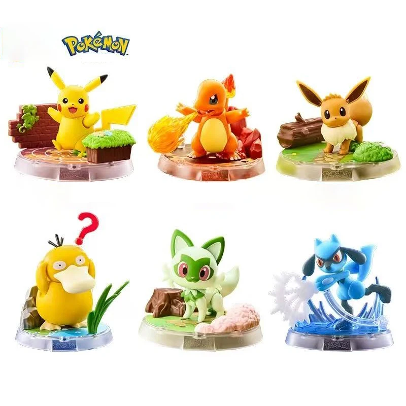 autentico-pok-e-mon-eevee-figura-artesanal-pikachu-charmanger-riolu-psyduck-boneca-dos-desenhos-animados-ornamento-brinquedo-das-criancas-presente-de-natal