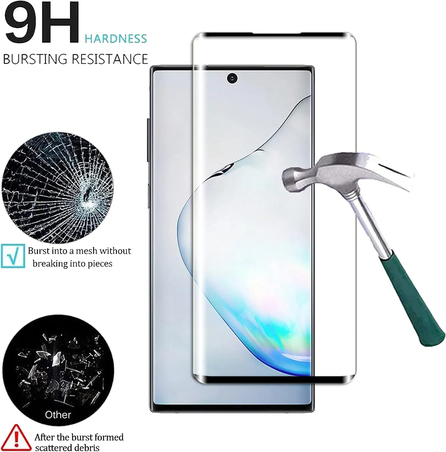 

For Samsung Galaxy Note10 tempered glass high-definition anti drop screen protector