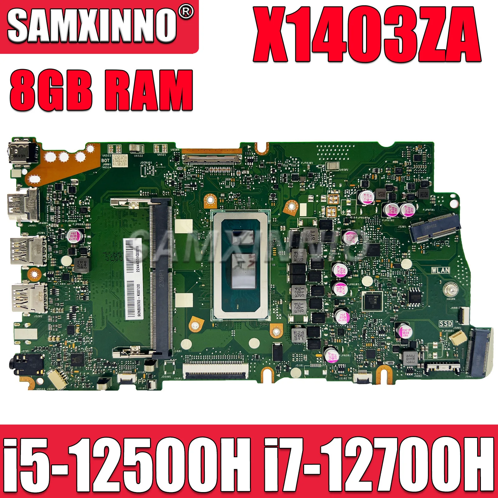 

X1403ZA Mainboard For ASUS X1503ZA X1603ZA X1402ZA X1502ZA X1602ZA X1405ZA X1505ZA X1605ZA Laptop Motherboard i5 i7 CPU