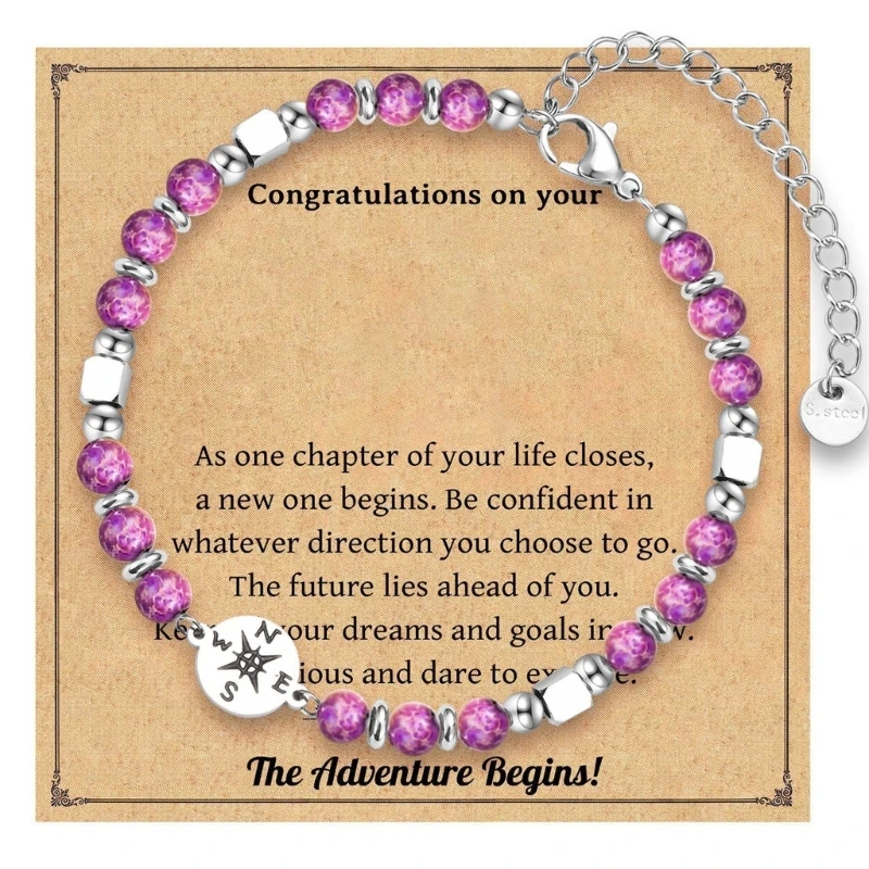 Stylish Beaded Bracelet Suitable for Graduation Season and Everyday Use Long lasting Quality Stones Bracelets Wristband