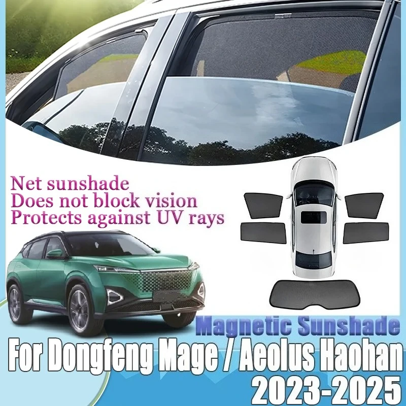 

For Dongfeng Mage Accessories Aeolus Haohan 2023 2024 2025 Magnetic Car Sunshade Pad Windshield Heat Insulation Auto Accessories