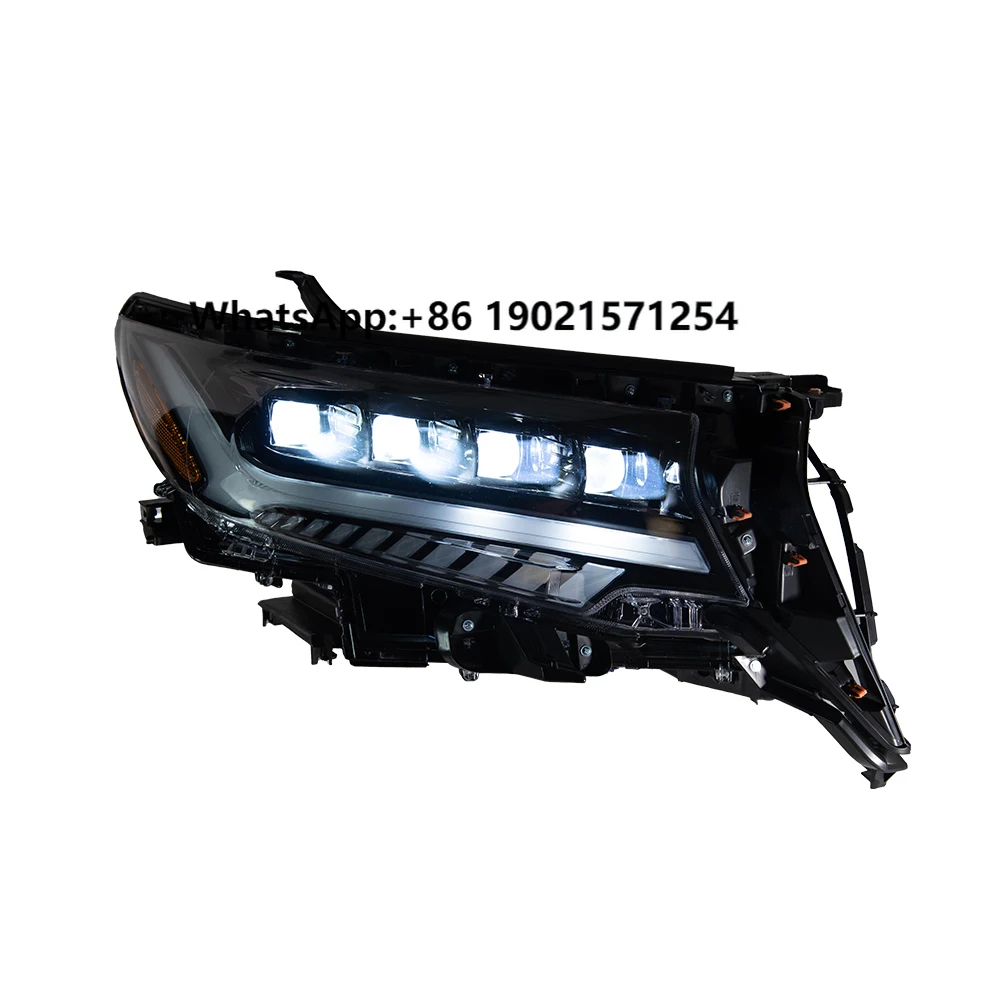 

Car Front Lamps Assembly for Prado 2018-2023 Upgrade All New LED Auto Headlight Projector 4 Lens Dynamic Light Accessories