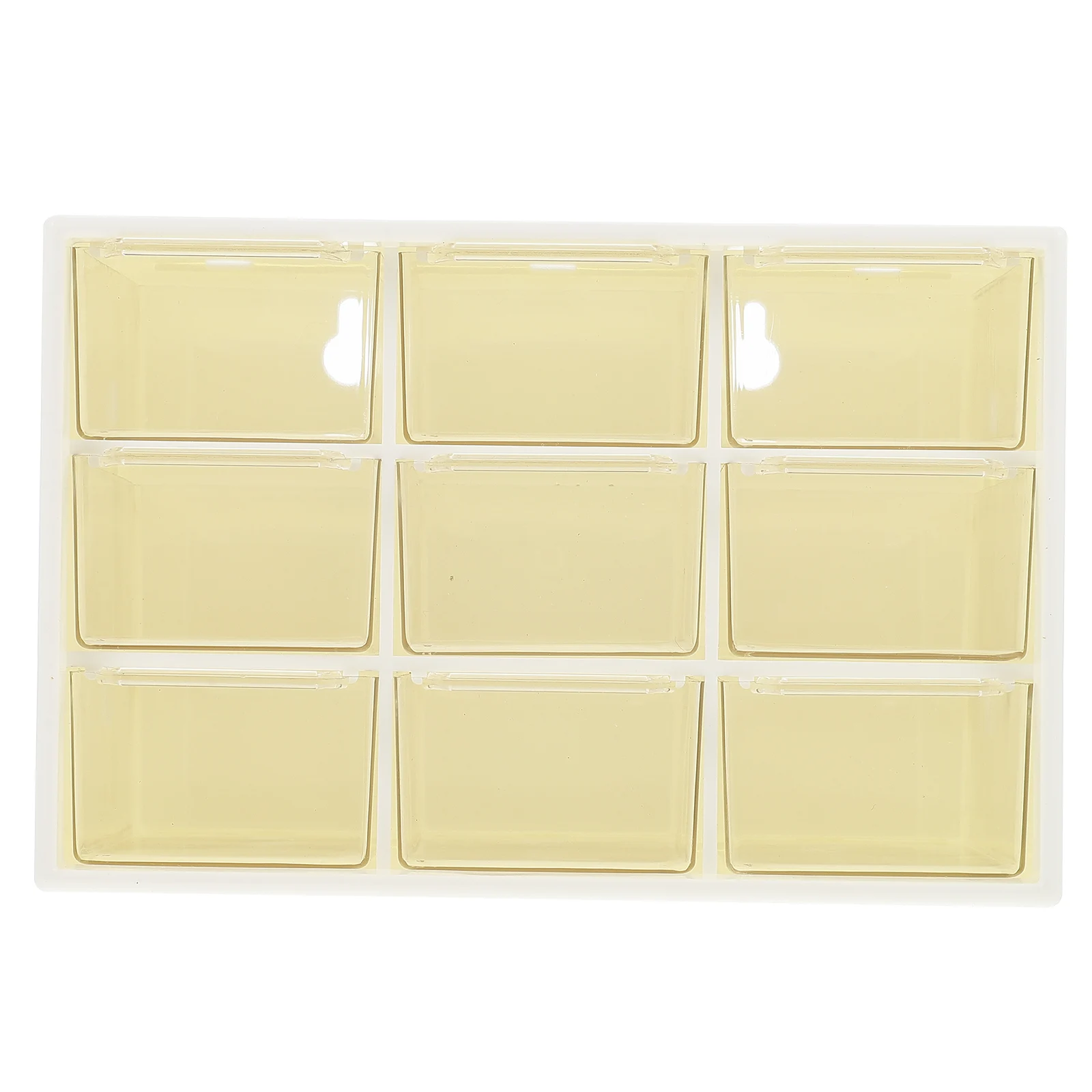 

Dustproof Storage Box for Jewelry Cosmetics Organizer Drawer Style Pink Office Home Storage Case Container Holder