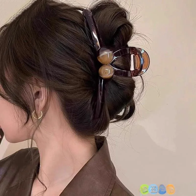 

Large Size Shark Hair Clip Fashionable Hair Accessories Hair Grips Headwear Stylish Hairpins for Thick Hair Back of Head