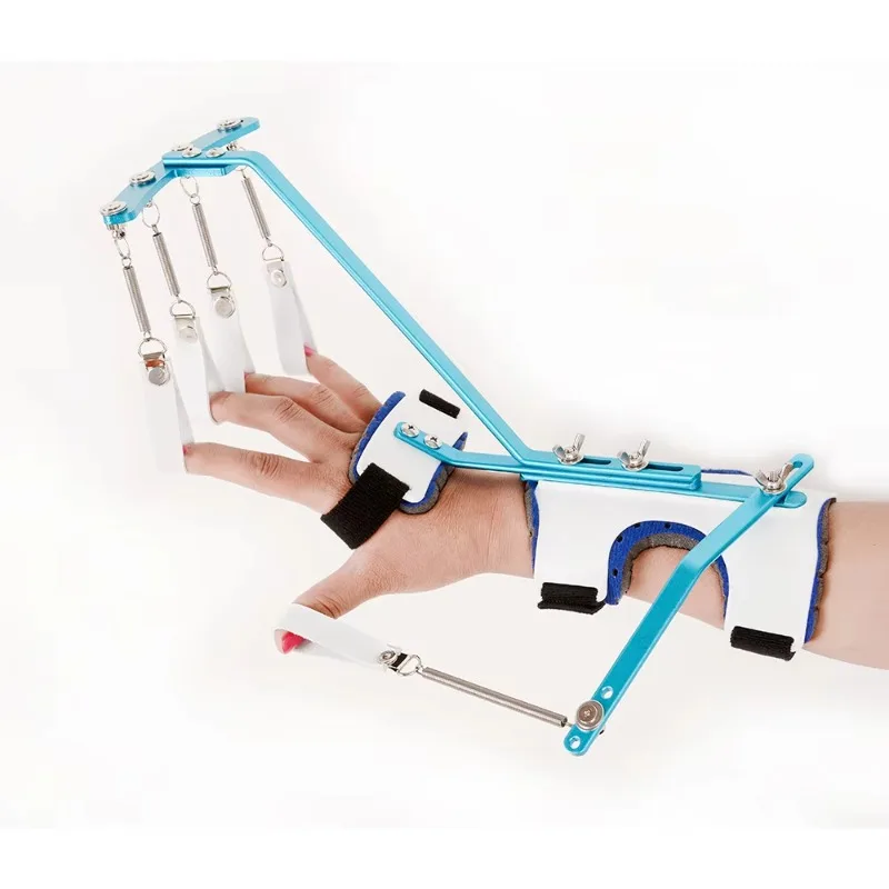 

Hand Finger Muscle Strength Rehabilitation Trainer Finger Wrist Orthotics Exerciser for Hemiplegia Stroke