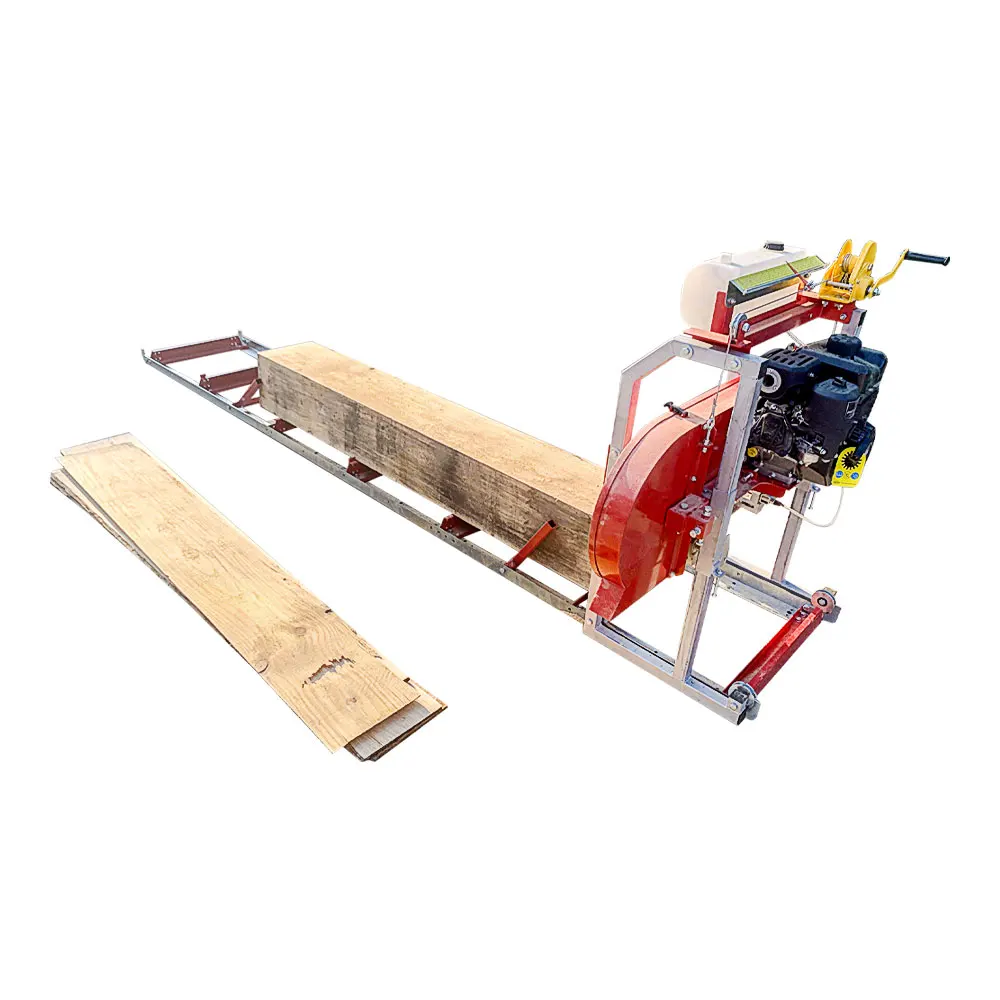 Rima timber sawmill machine portable band wood cutting sawmill RS18G with gasoline engine