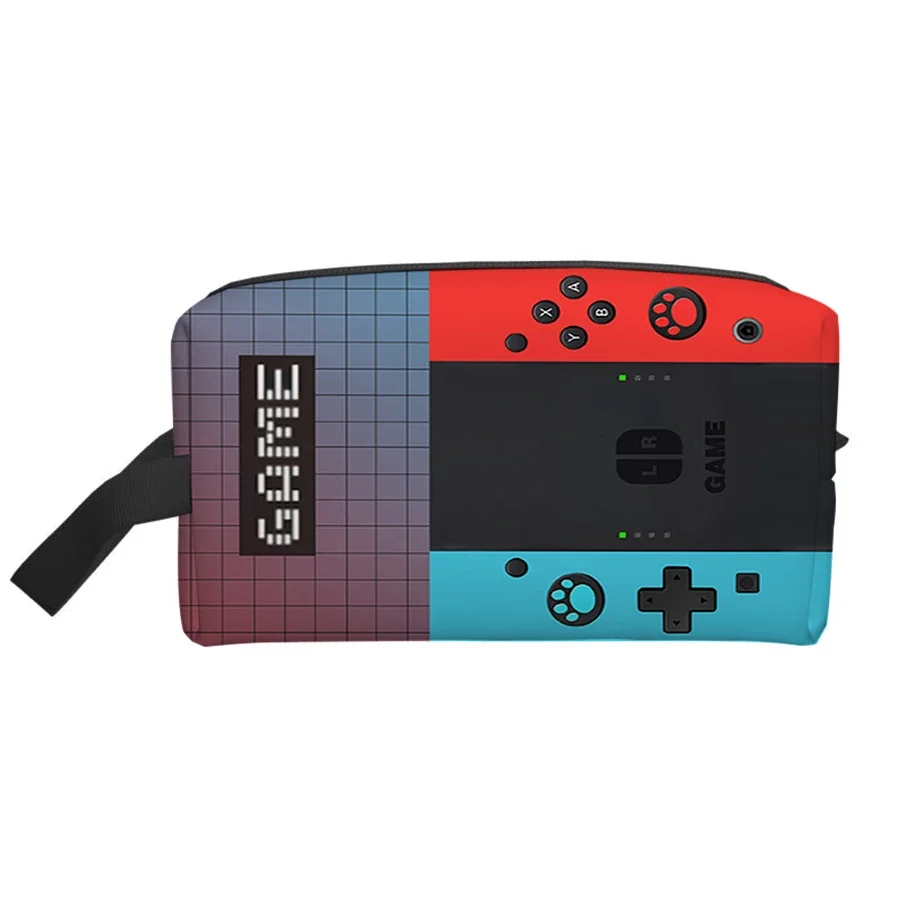 

2025 New style Simple Games Console Toiletries Storage Bag Makeup Bag Portable Cosmetic Bags Makeup Accessory Large Cosmetic
