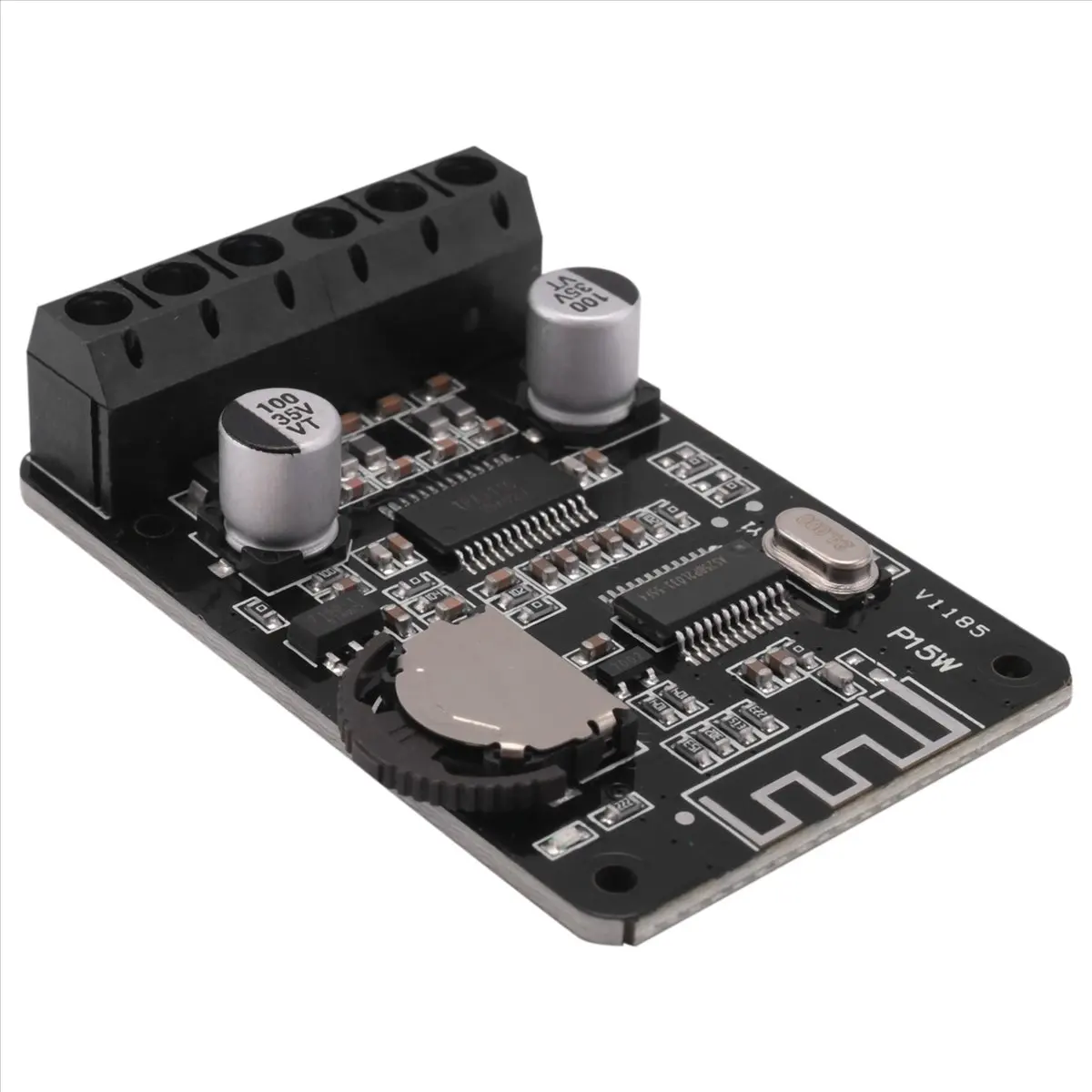 &BOFF & 20W Scheda amplificatore di potenza Bluetooth stereo 12V / 24V Scheda amplificatore di potenza digitale ad alta potenza XY-P15W senza guscio