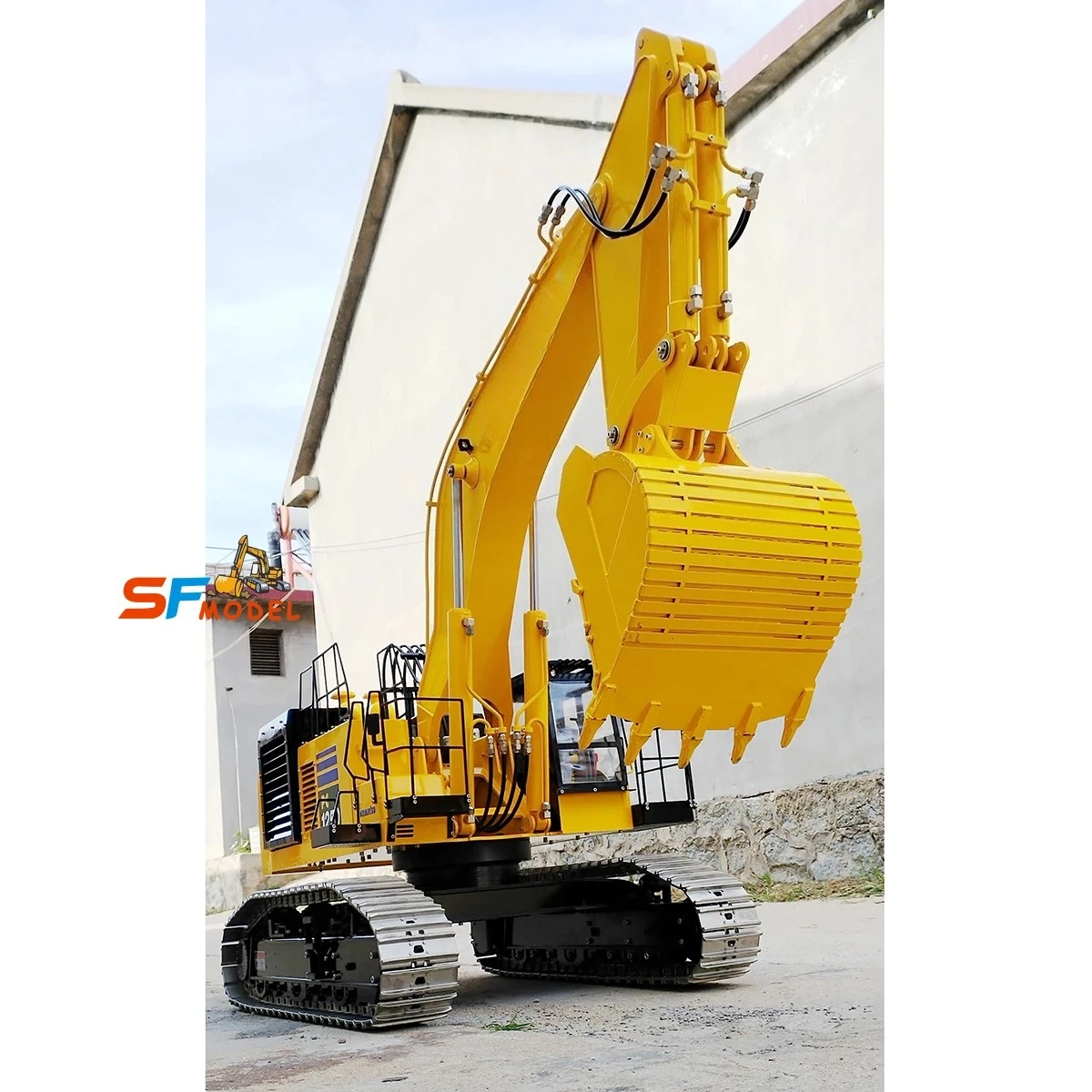 PC1250 RC Excavator 1/8 Hydraulic RC Excavator Metal Heavy Engineering Excavator Model Adult Remote Control Car Toy