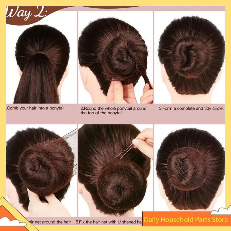 【تخفيضات كبيرة】50 قطعة من شبكات الشعر الشبكية و100 قطعة على شكل حرف U، شبكات شعر لعمال خدمة الطعام، شبكات شعر للنساء والرجال