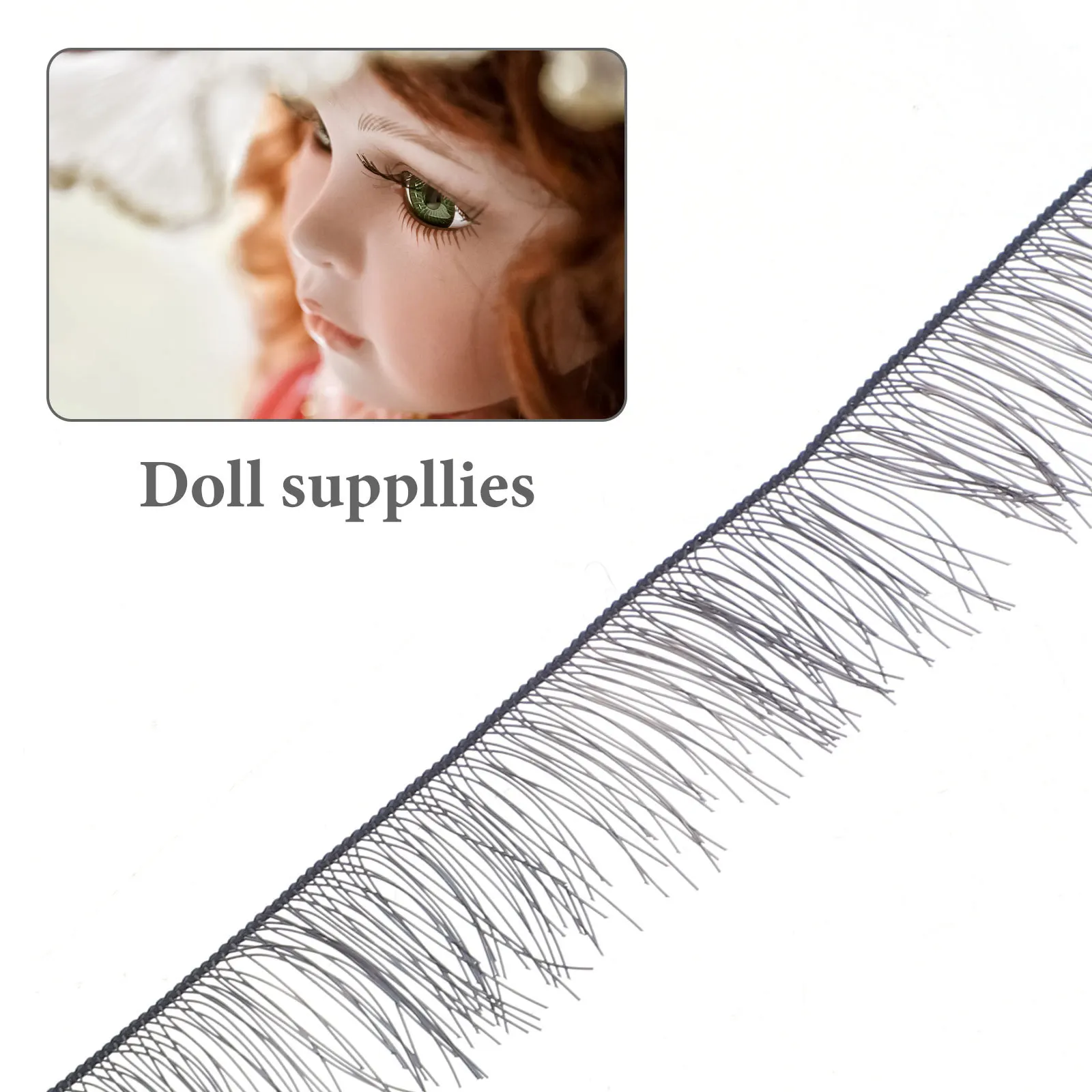 30Pcs Faux Eyelashes Natural Full Thick Length for DIY Eyelash Craft Accessories Supplies Craft Eyelashes