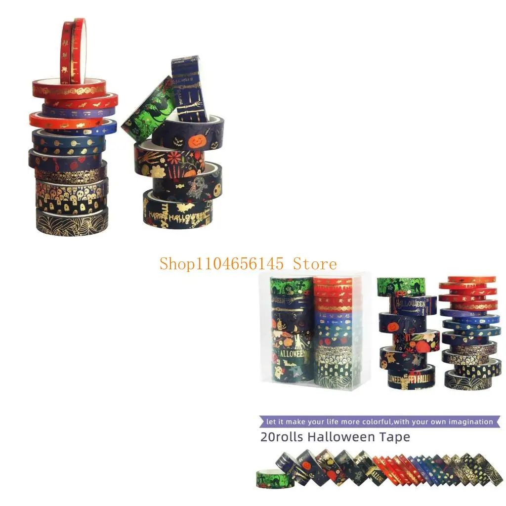 5ASD 20ROLLS MIGNE TAP SET des motifs en or