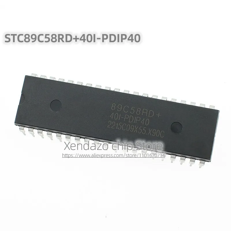 1pcs/lot STC89C58RD+40I-PDIP40 STC89C58RD DIP-40 package Original genuine Microcontroller chip