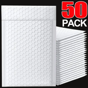10-50pcs enveloppes à bulles sac étanche mousse bulle Mailers expédition enveloppe sacs en plastique auto-scellant emballage sacs 11/15/23 cm