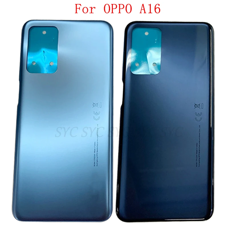 

Крышка батарейного отсека, задняя крышка для OPPO A16, задняя крышка с логотипом, запасные части