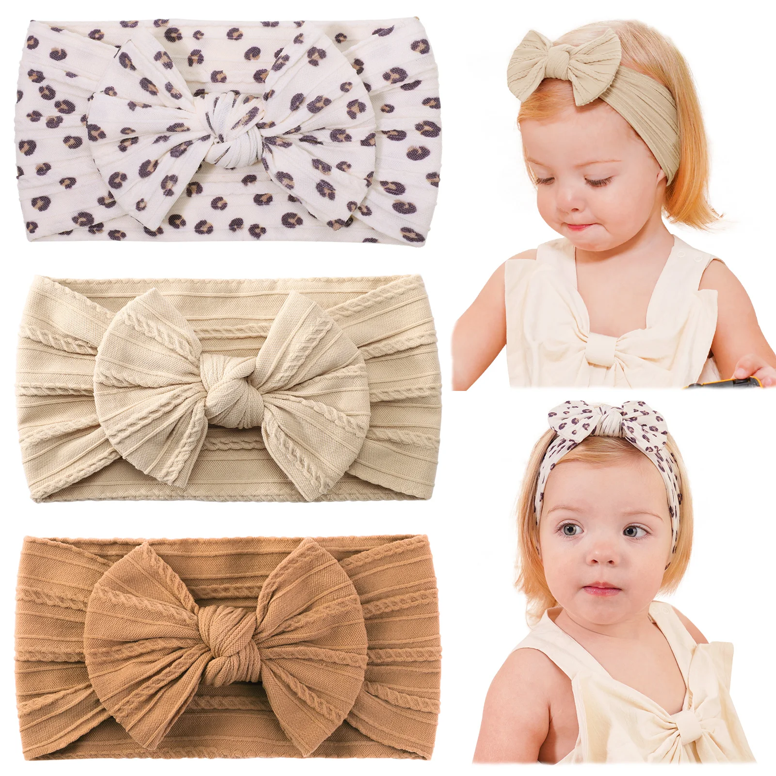 3 Teile/los Zopfmuster Elastische Baby Stirnbänder Mädchen Turban Kinder Haarbänder Neugeborenen Headwrap Baby Haar Zubehör